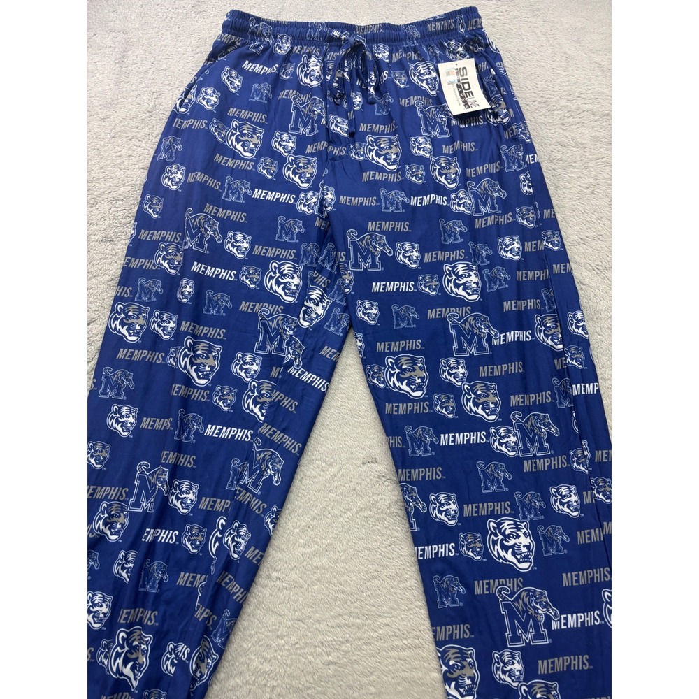 Sideline Apparel Memphis Tigers NCAA Lounge Pants Blue Mens Large‎ NWT